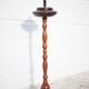Vintage ashtray, ashtray on tripod wooden foot, push ashtray, tripod ashtray