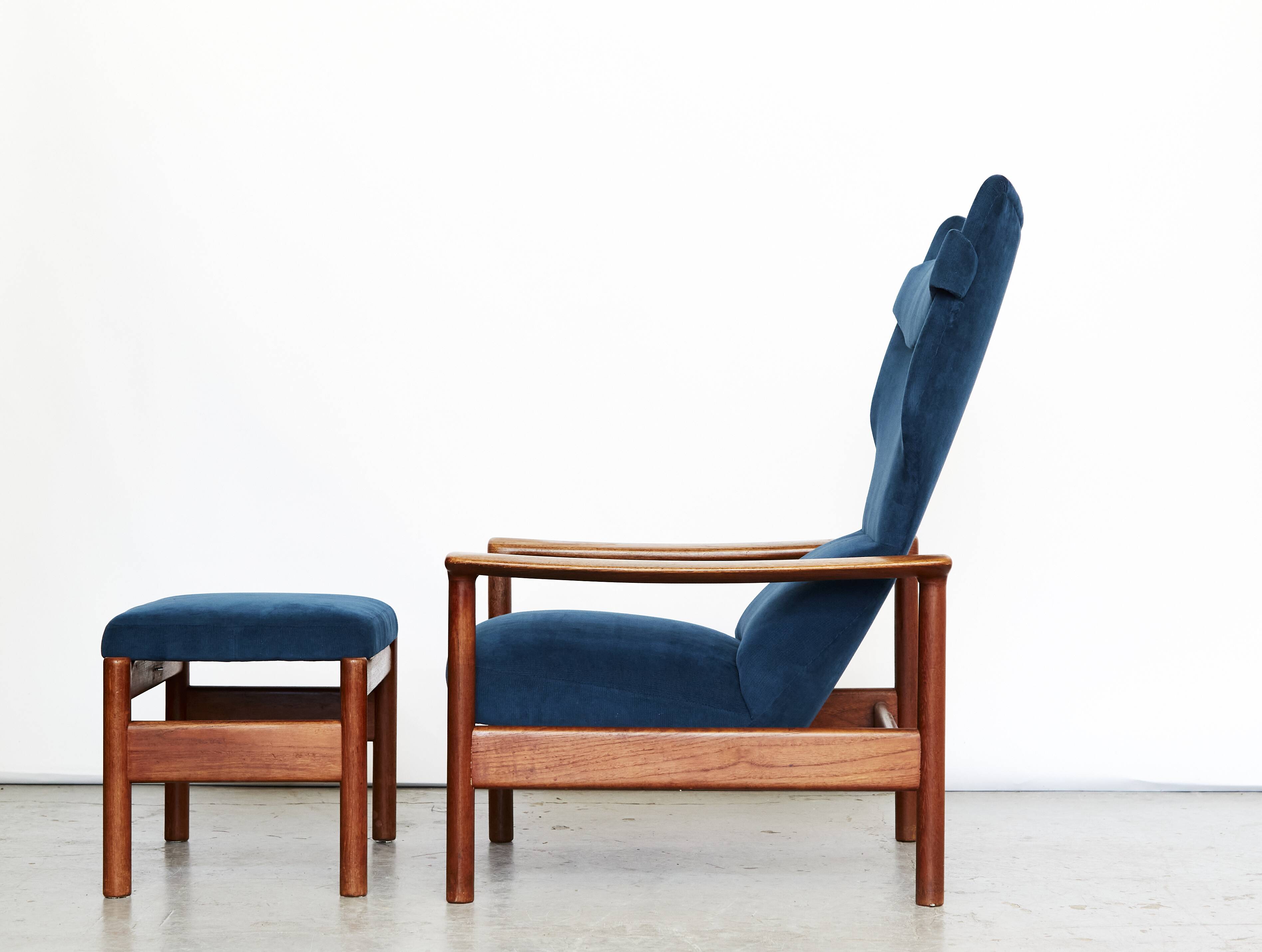 Fauteuil Rock Royal avec Ottoman par Sven Ivar Dysthe pour Arnestad Bruk