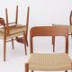 Set of 4 teak chairs by Niels Otto Moller model 75 for JL Moller