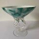 Large blown glass bowl attributed to Jozefina Krosno