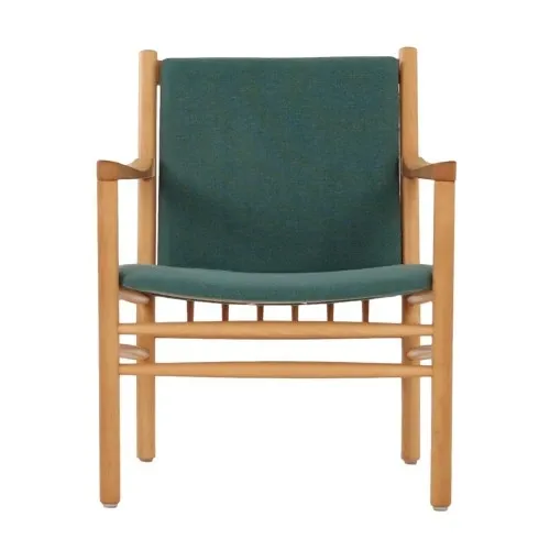 Beech armchair, Danish design, 1970s, designer: Erik Ole Jørgensen, manufacture: Tarm Stole & Møbelfabrik
