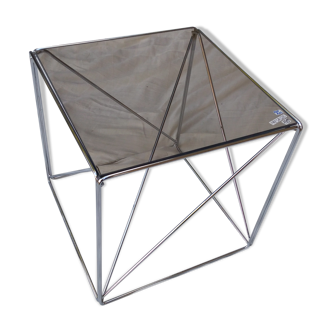 Table low Max Sauze "isosceles) model steel wire