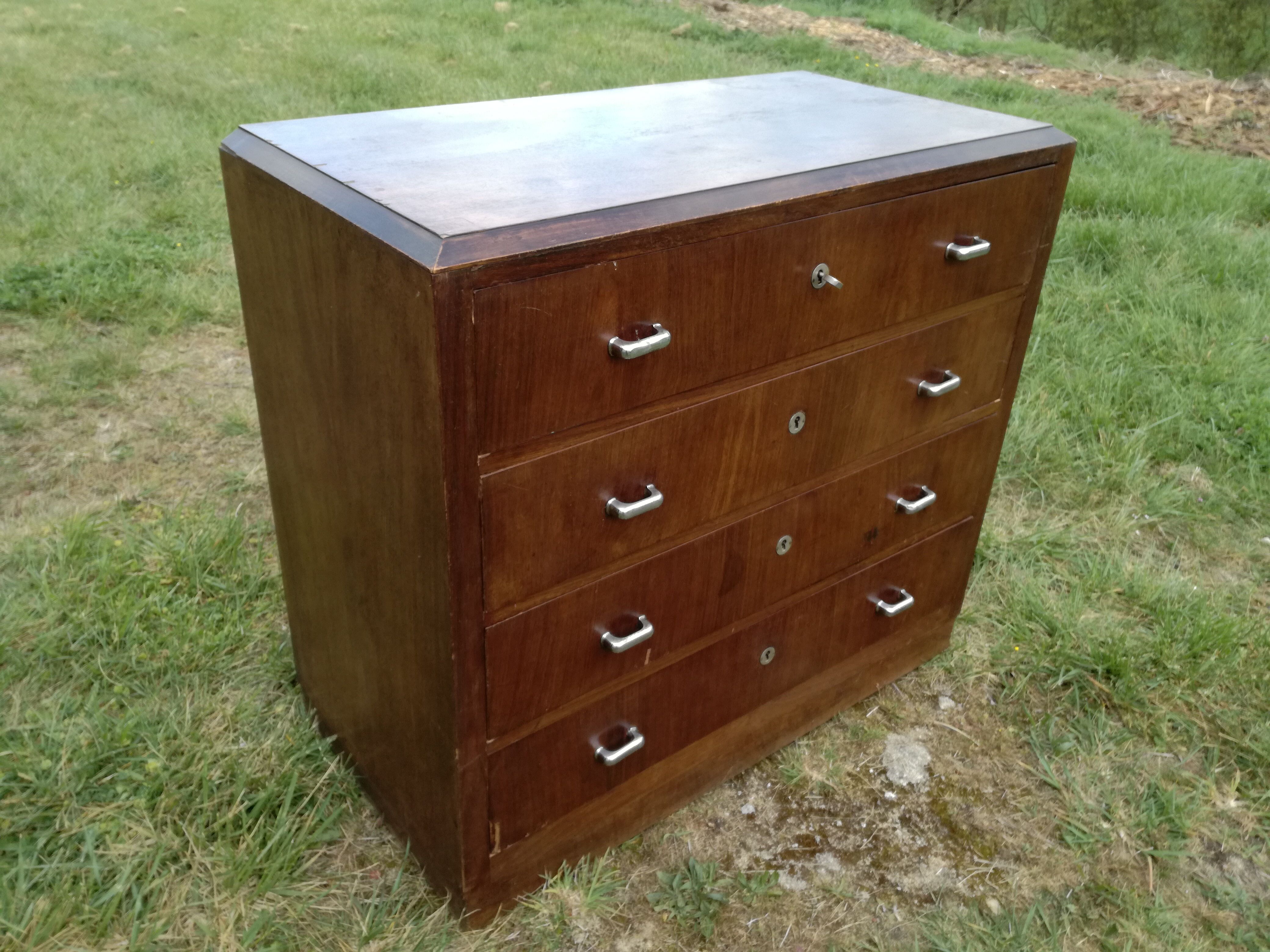 Vintage navy-style dresser