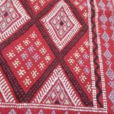 Tapis margoum berbère à motifs géométriques