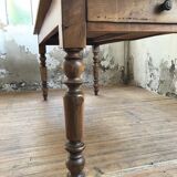 Turned legs farm table