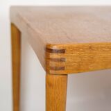 Dining Table Made In Oak With Tapped Collections By Henry W. Klein For Bramin From 1960s
