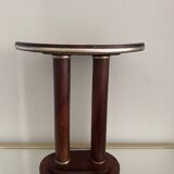 Art Deco wooden pedestal table