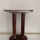 Art Deco wooden pedestal table
