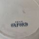 6 “Oxford” ironstone dessert plates from Choisy le Roi