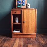 Vintage solid wood bedside table/wooden storage unit