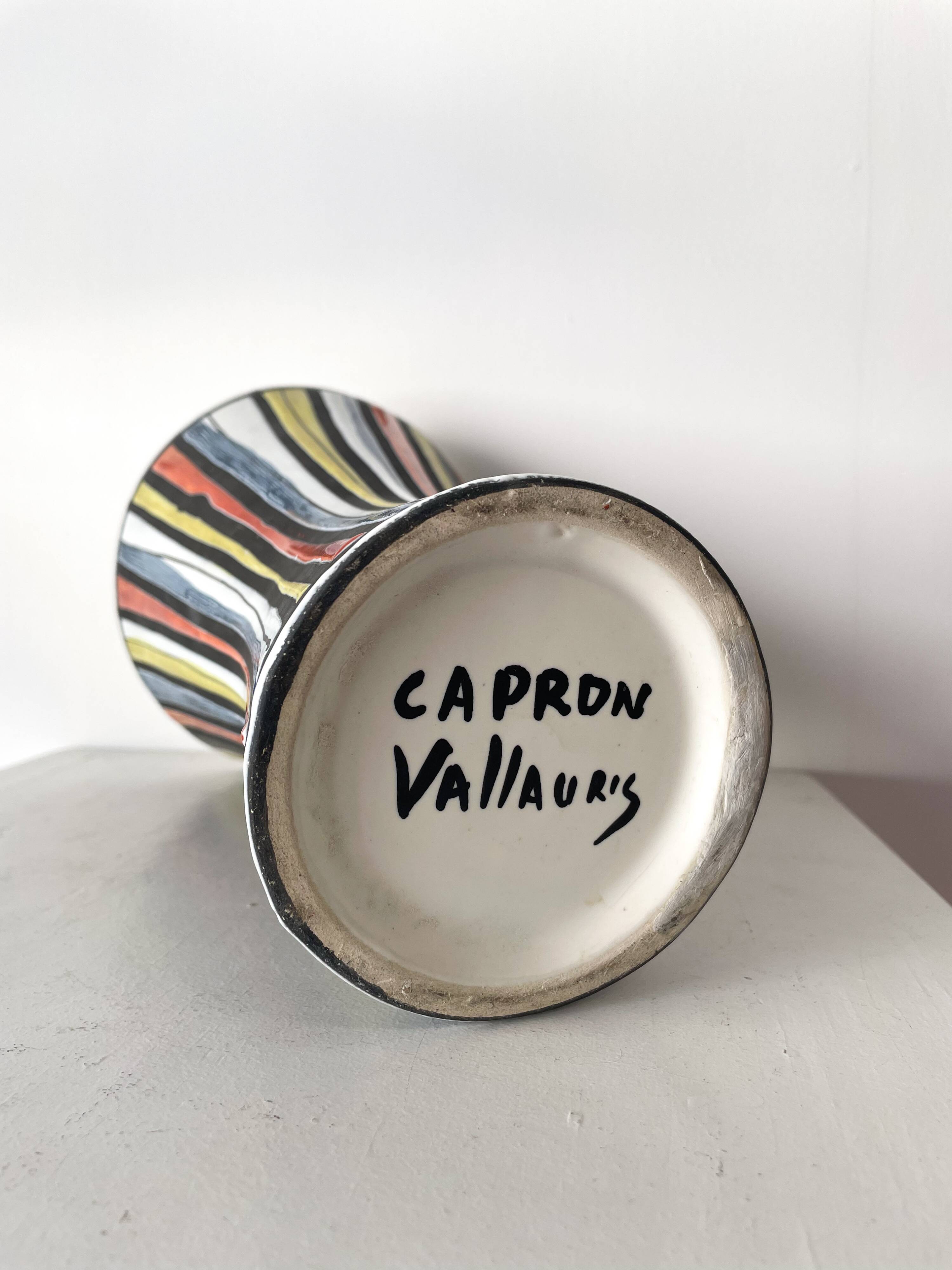 Vase Diabolo Roger Capron Vallauris
