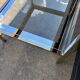 70s mirrored glass side table