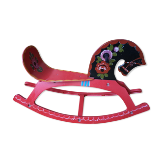 Russian-inspired rocking horse