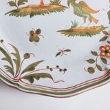 Hand-painted earthenware plate