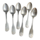6 tablespoons in silver metal christofle model vendôme/arcantia before 1983