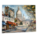Tableau vue de Paris huile sur toile signée