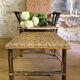 Chaise longue en rotin