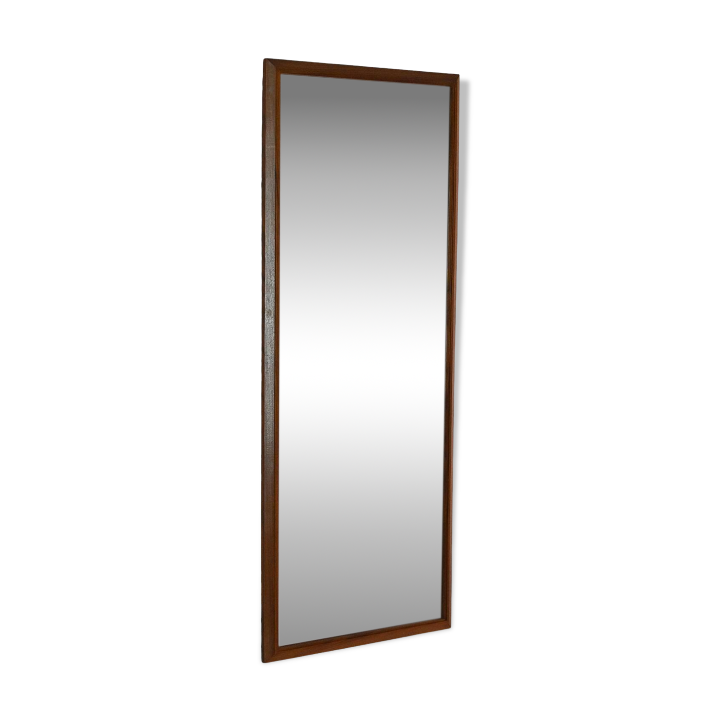 Miroir rectangulaire vintage en chêne