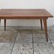 Table en chêne ancienne vintage pieds compas