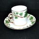 Old STAFFORDSHIRE English porcelain coffee cup litron ivy decor