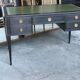 Bureau de dame en bois noirci