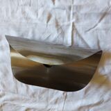 Vintage wall lamp in brushed stainless steel 70