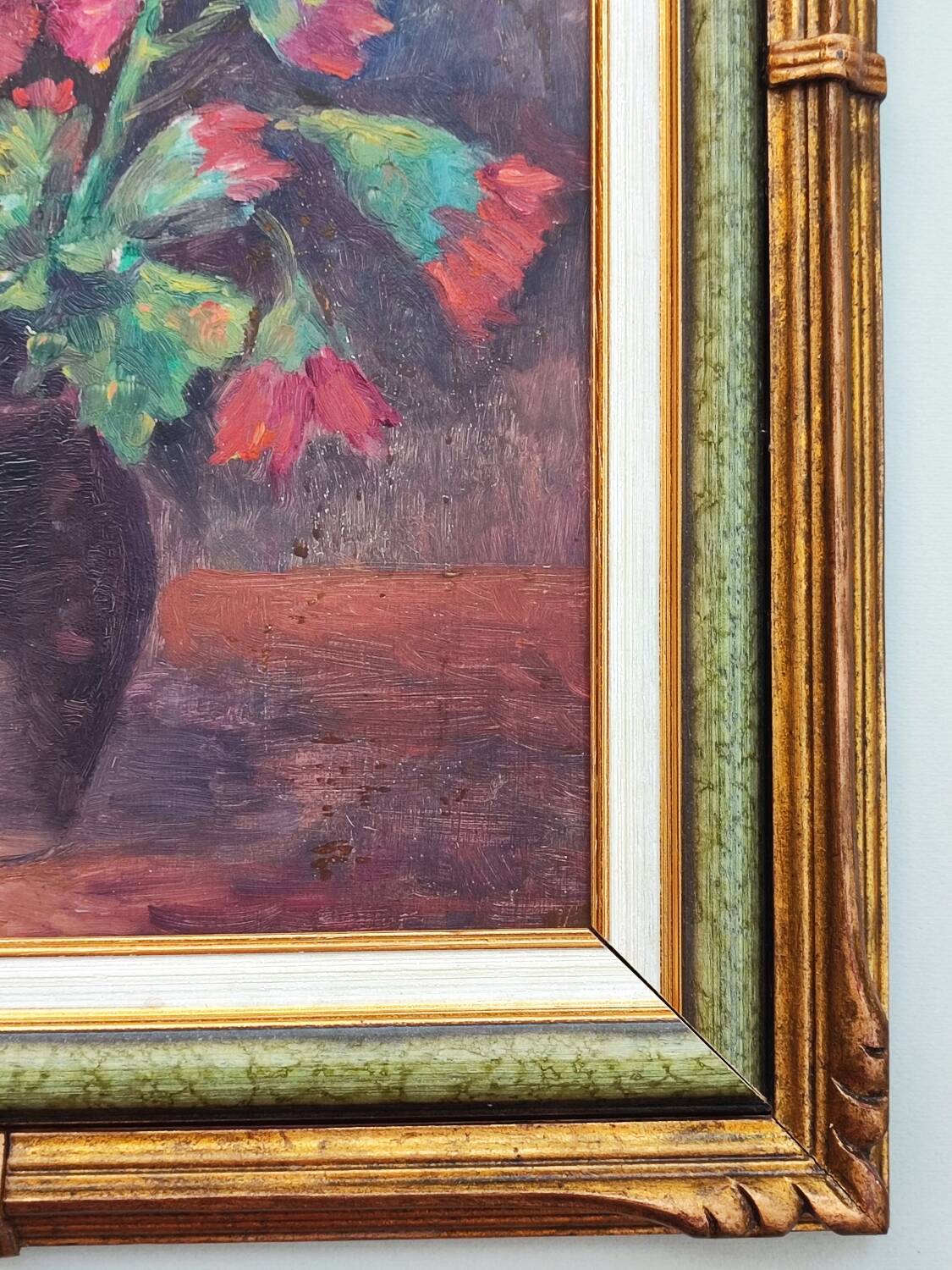 Oil painting - anemones