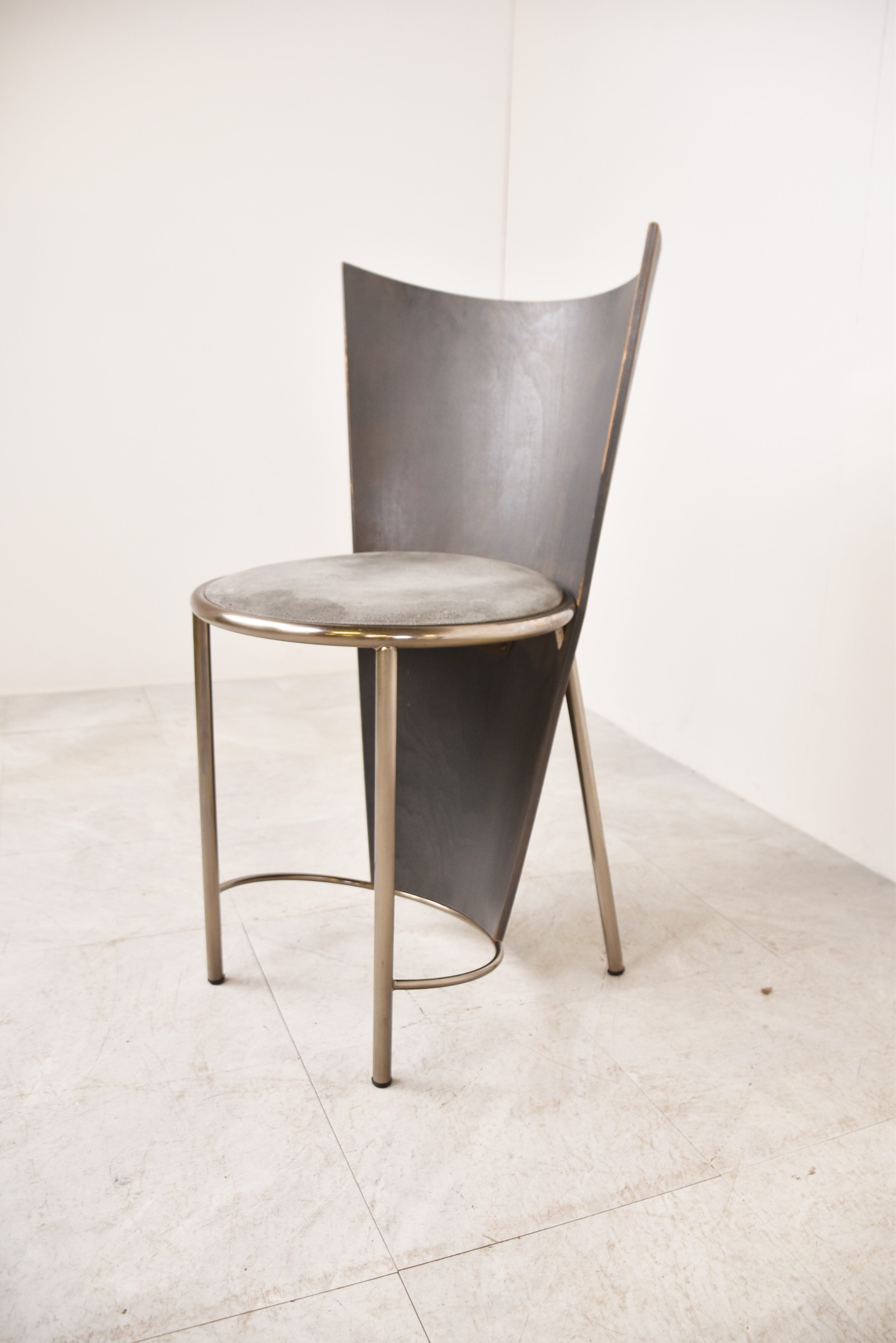 Vintage dining chairs by Frans Van Praet, set of 4