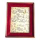 Photo frame in red velvet Bordeaux CREATION JEANCELLE - Vintage 50s