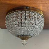 Vintage ceiling light with tassels from the 70s