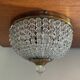 Vintage ceiling light with tassels from the 70s
