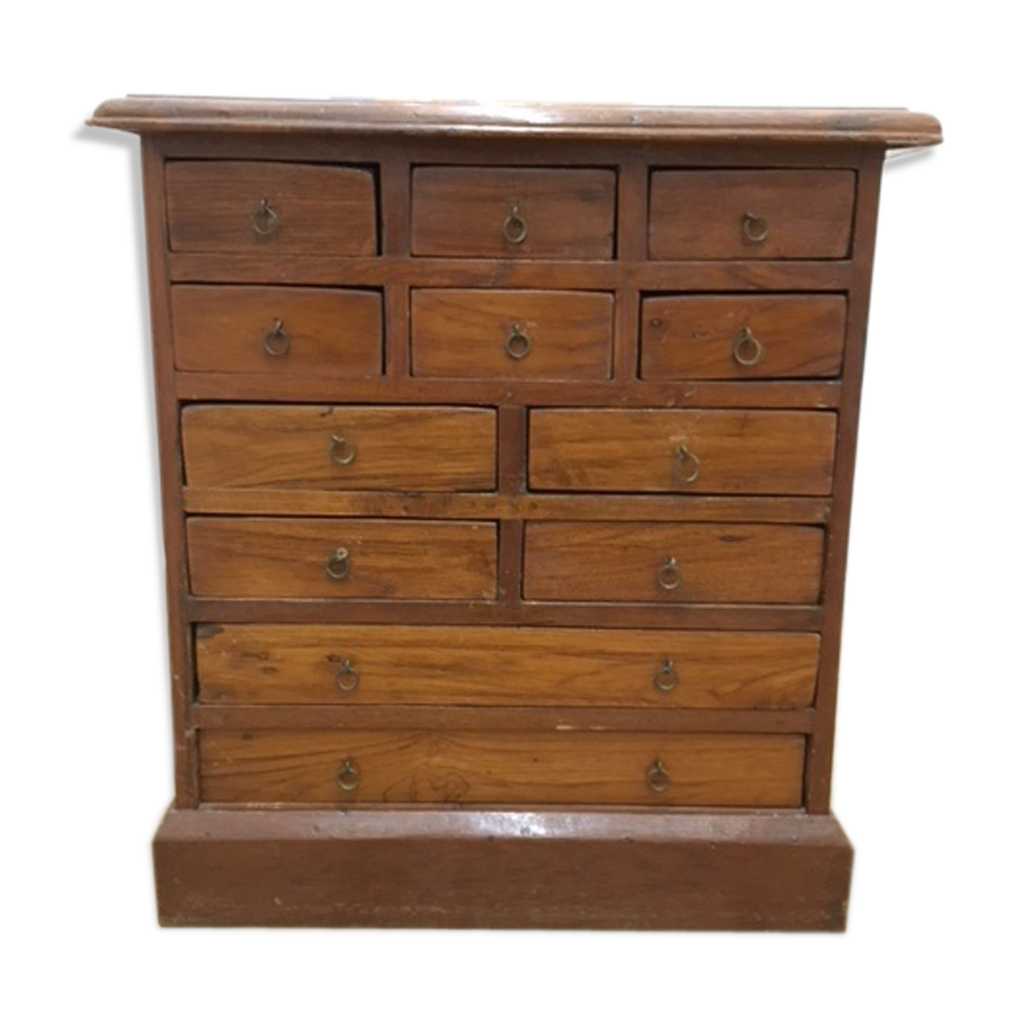 Meuble à tiroirs style marine en acajou