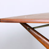 Scandinavian teak high and coffee table 1960.