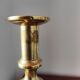 Pair of antique solid brass candlesticks