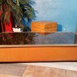 Table basse cuir Steiner 1970s