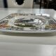 Square plate in Quimper earthenware
