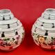 contemporary ceramics pair of Art Deco vases signed Elgé - Vierzon - H 20