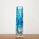 Glass vase with bark design by Ingrid Glas, Germany, 1960s.