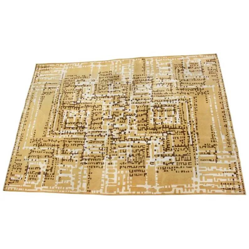 Modernist geometric design carpet, Czechoslovakia, 1960s