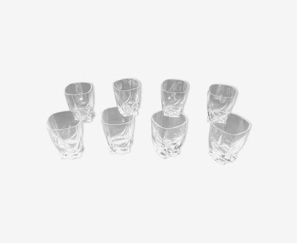 Service de 8 verres à digestif en cristal - Cristallerie de Sèvres France