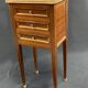 Bedside table end table side table mahogany console Louis XVI late 19th century