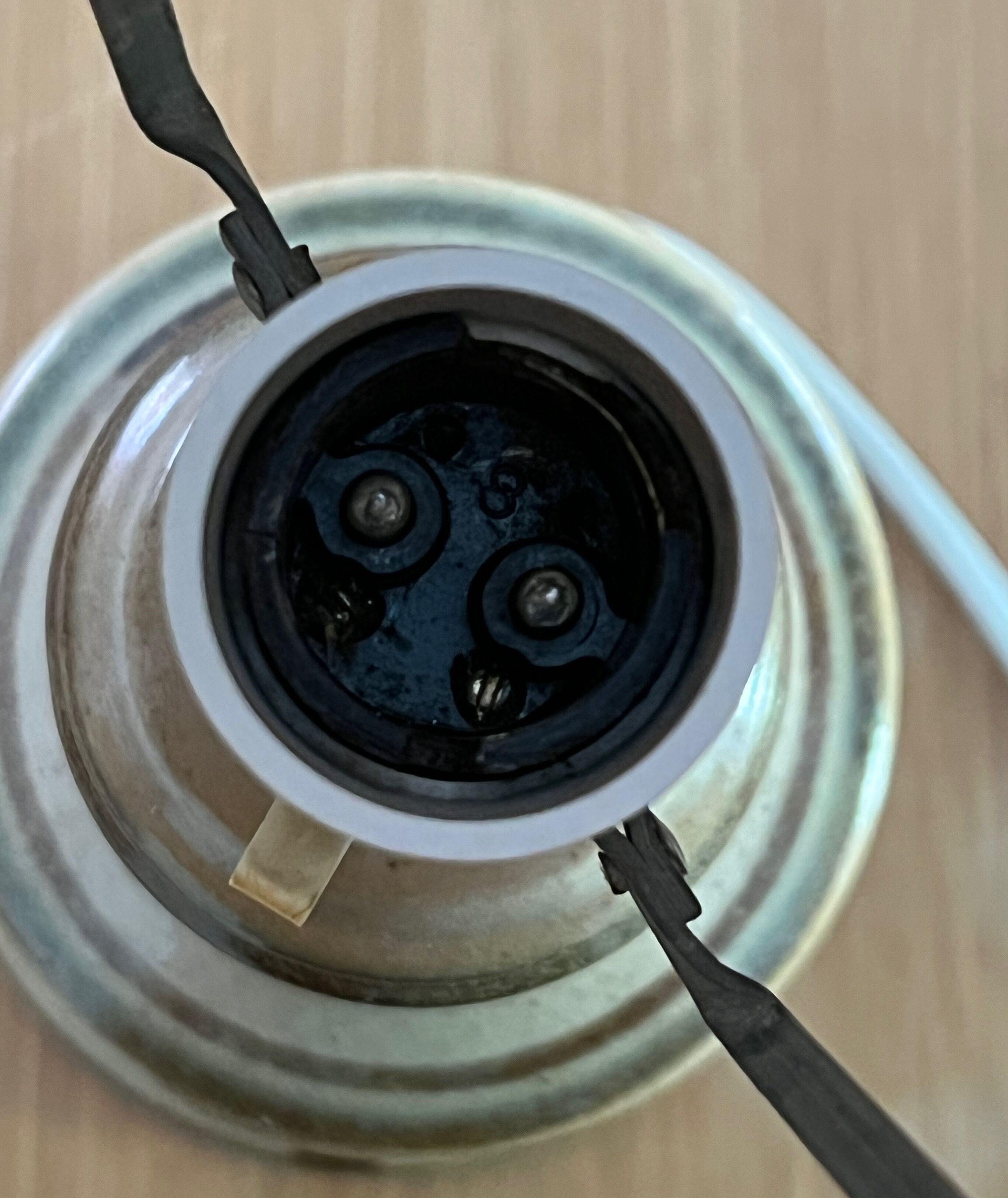 Lampe céramique vintage 70