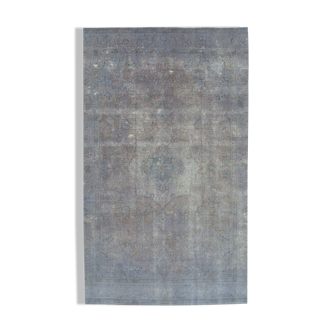 Tapis oriental surteint fait à la main 170 cm x 298 cm tapis en laine pourpre