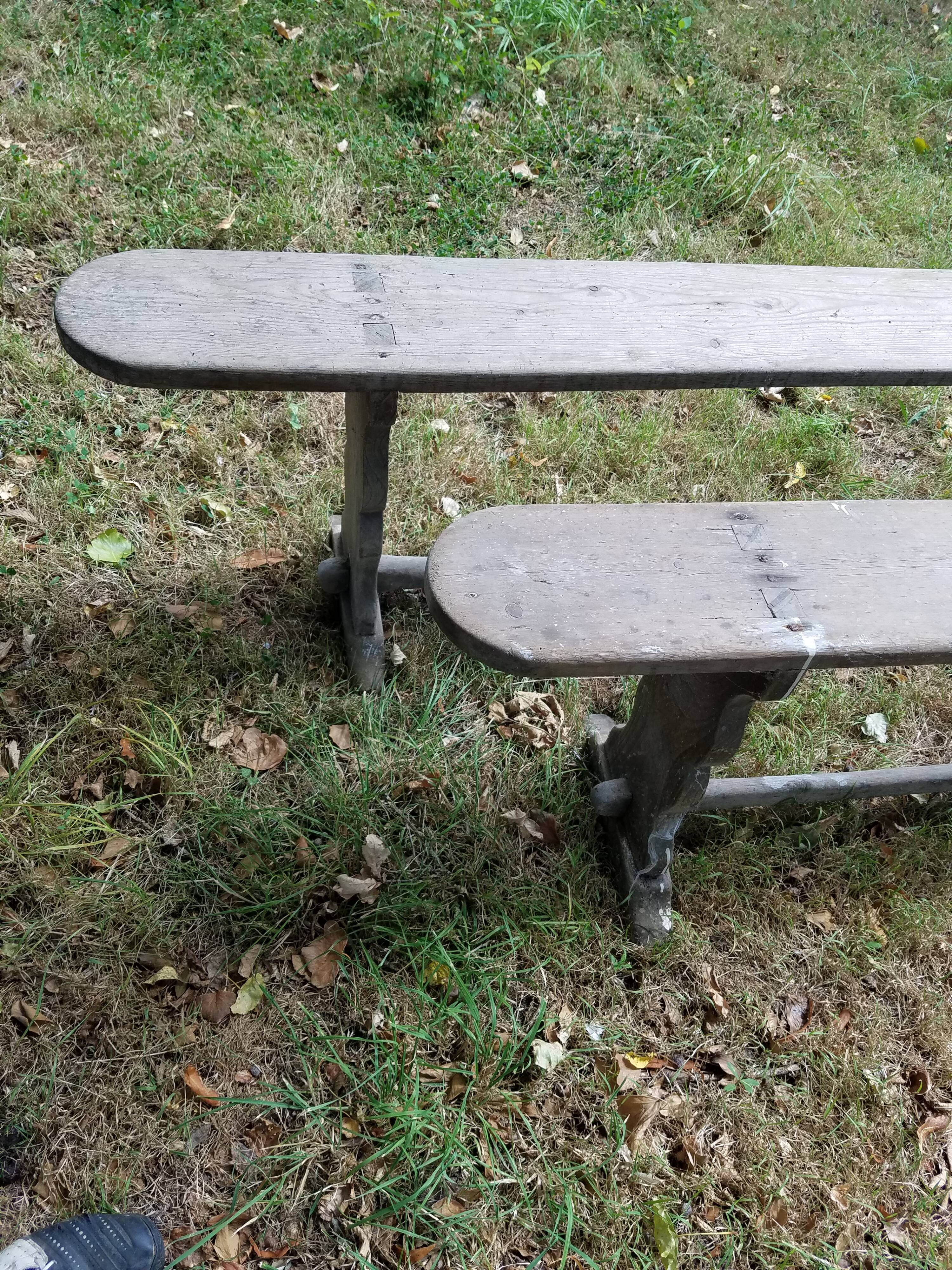 2 farm benches
