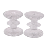 Set Littala Festivo candlesticks design by Timo Sarpaneva