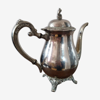 Théière métal argenté art nouveau