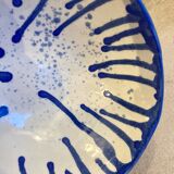 Saladier bleu et blanc porcelaine