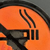 Plaque avertissement vintage