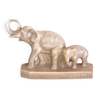 Éléphant en céramique l. francois - ref 313006