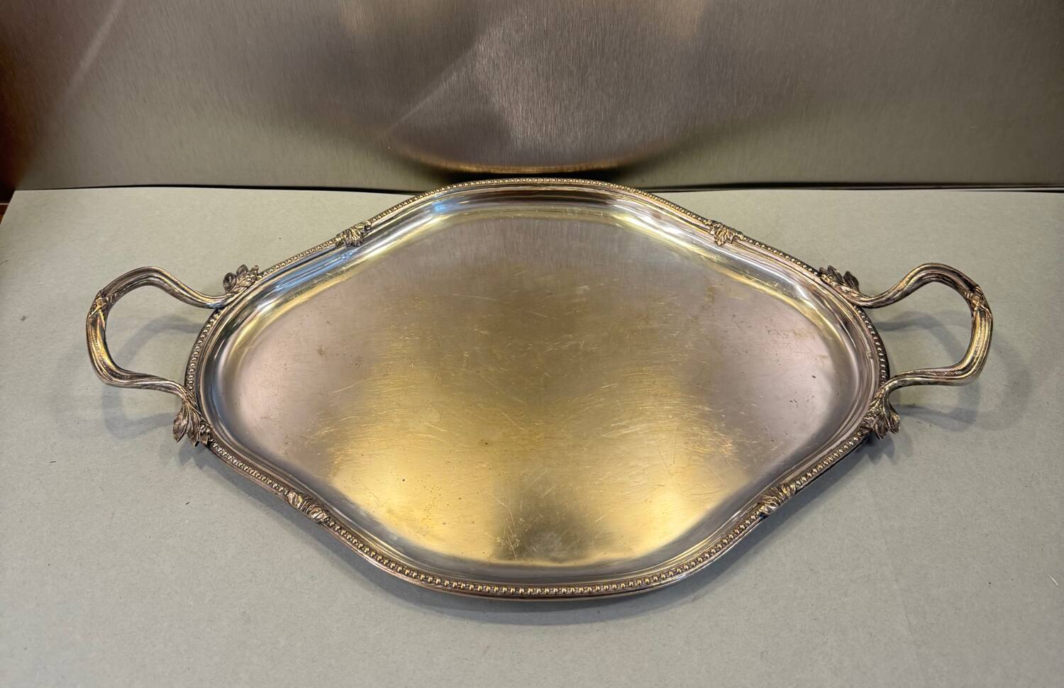 Silver-plated serving dish – early 20th century